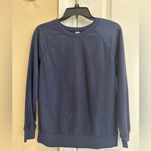 Old Navy Sparkle Thread Crew Neck Sweatshirt Small